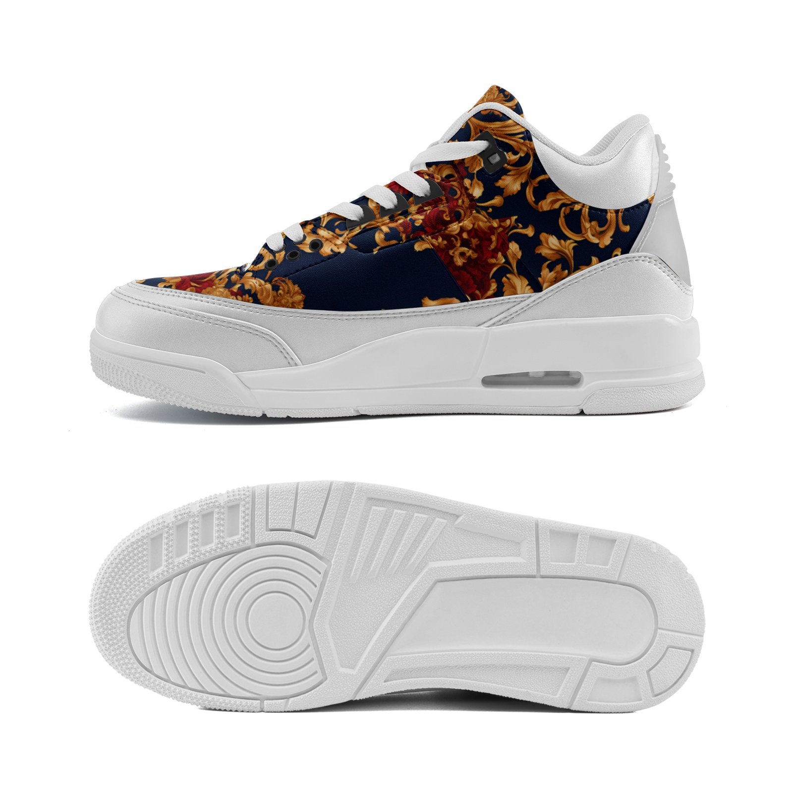 Unisex Non Slip Sneakers Lace Up Fashion Shoes - Image 4