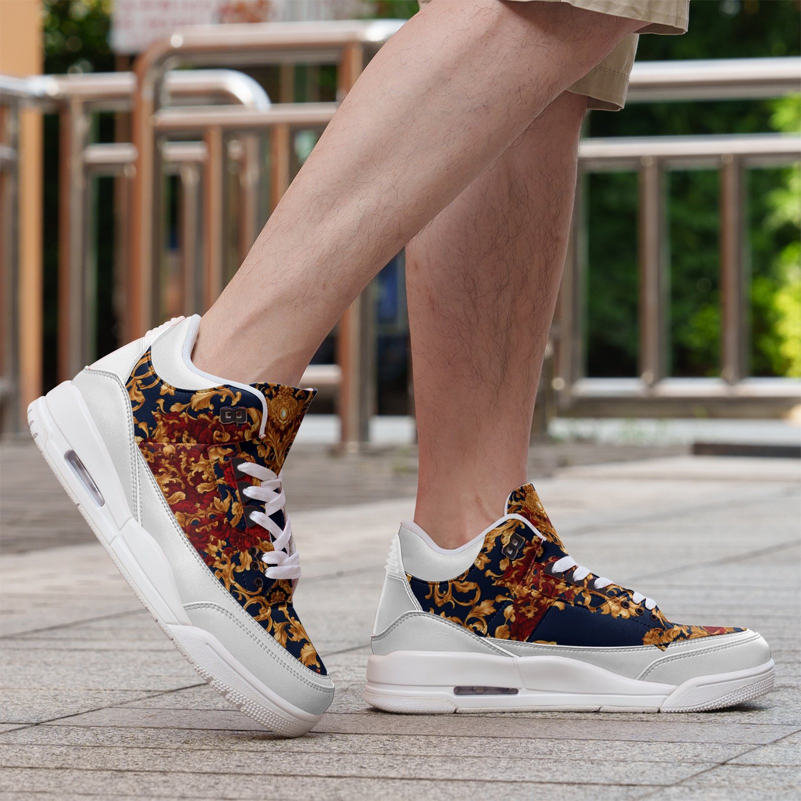 Unisex Non Slip Sneakers Lace Up Fashion Shoes - Image 7