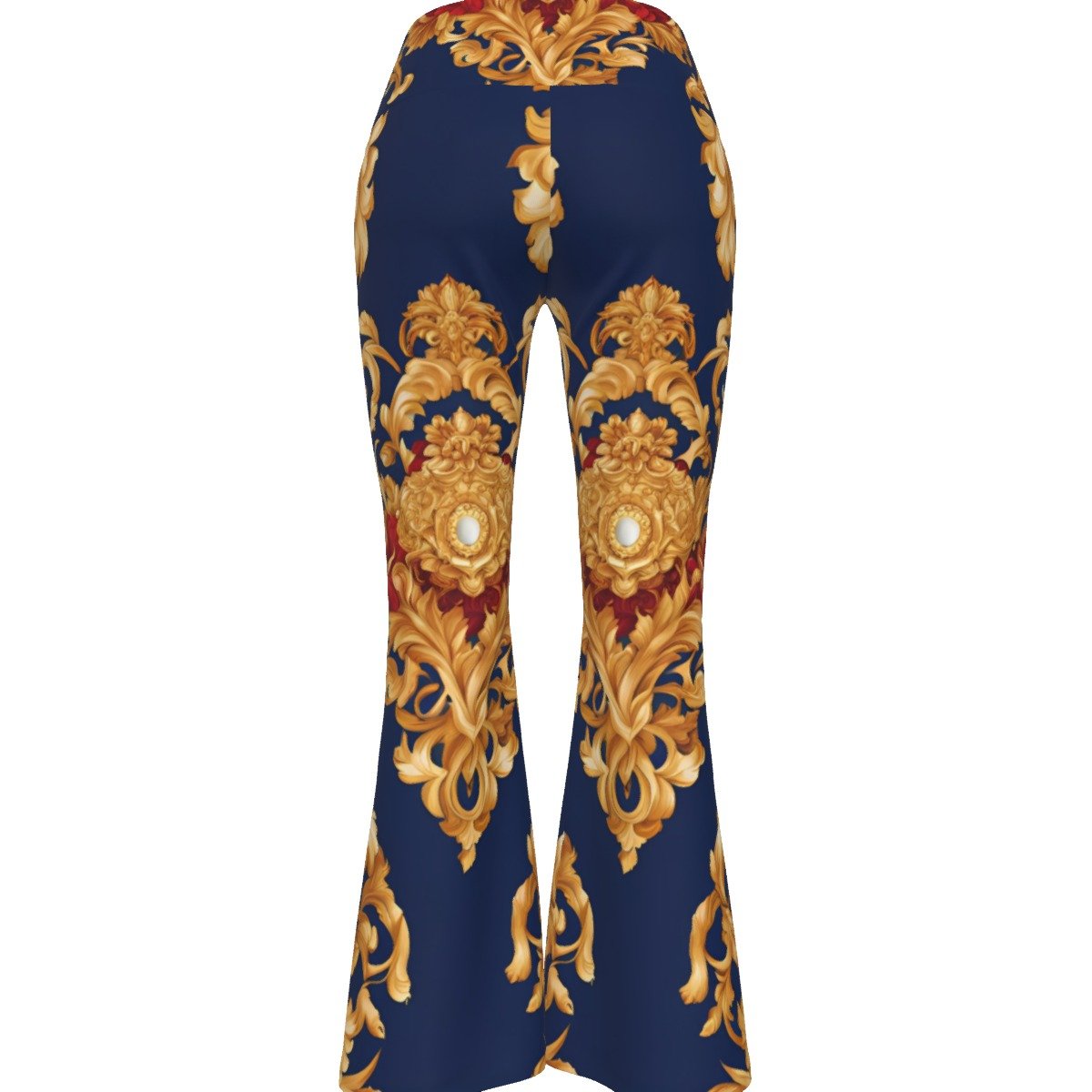 fullbreedcustom print Women's Flare Yoga Pants - Image 2
