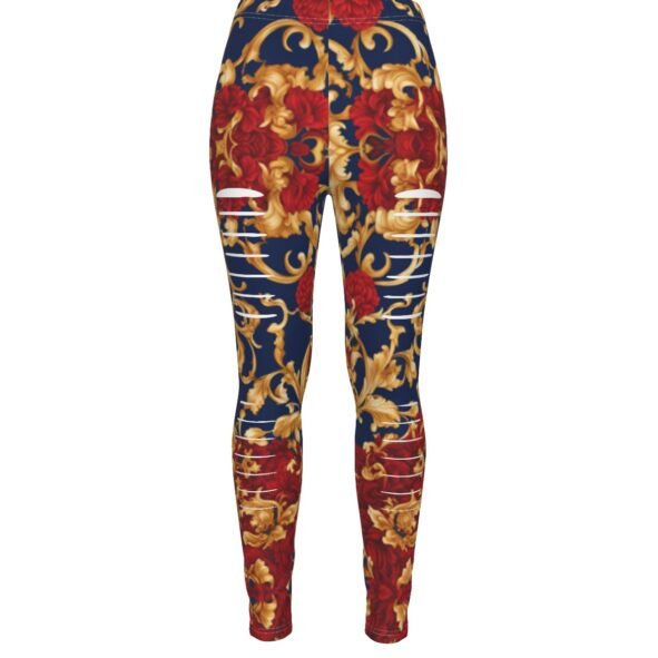 fullbreedcustom Print Women's Ripped Leggings