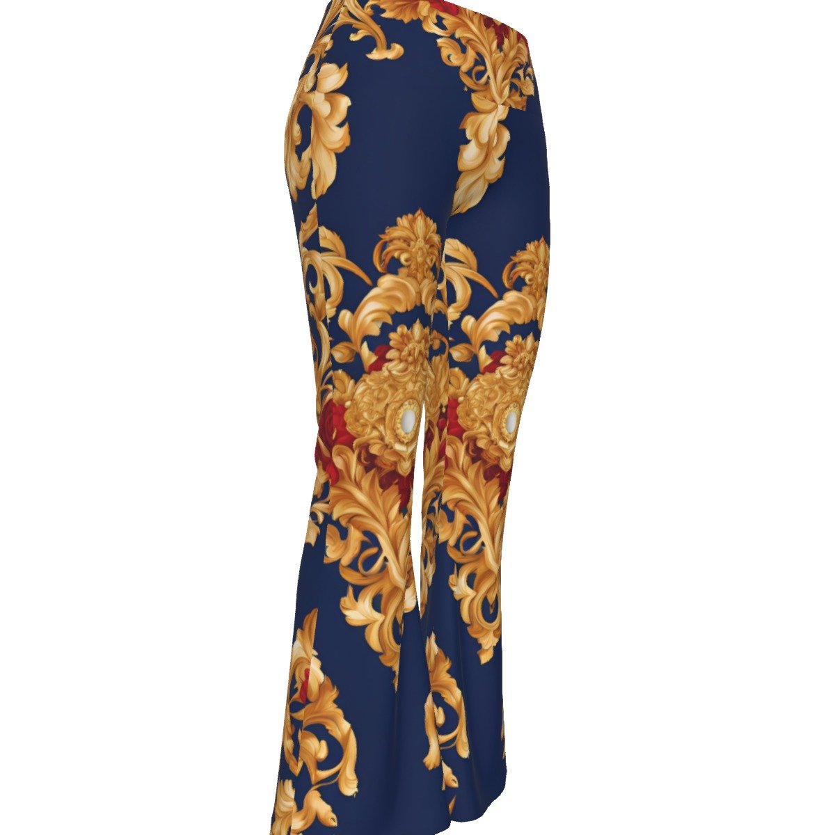 fullbreedcustom print Women's Flare Yoga Pants - Image 3