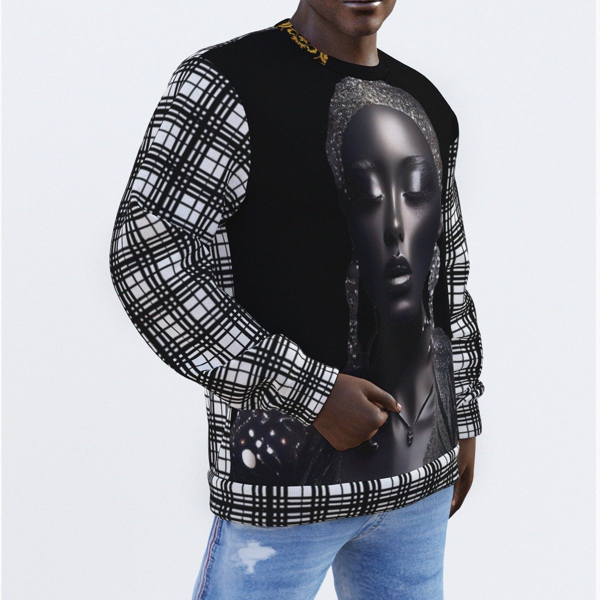 fullbreedcustom Print Men's Sweater - Image 2