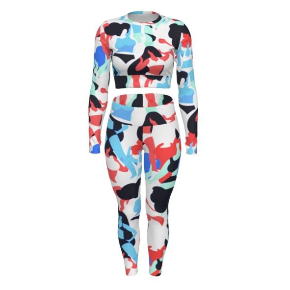 fullbreedcustom Women's Sport Set With Backless Top And Leggings