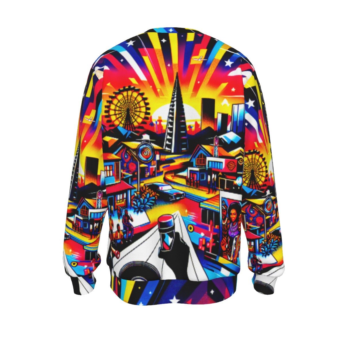 FullbreedCustom Print Men's Sweater - Image 2