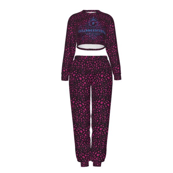 FullbreedCustom Print Women's Crop Sweatshirt Suit