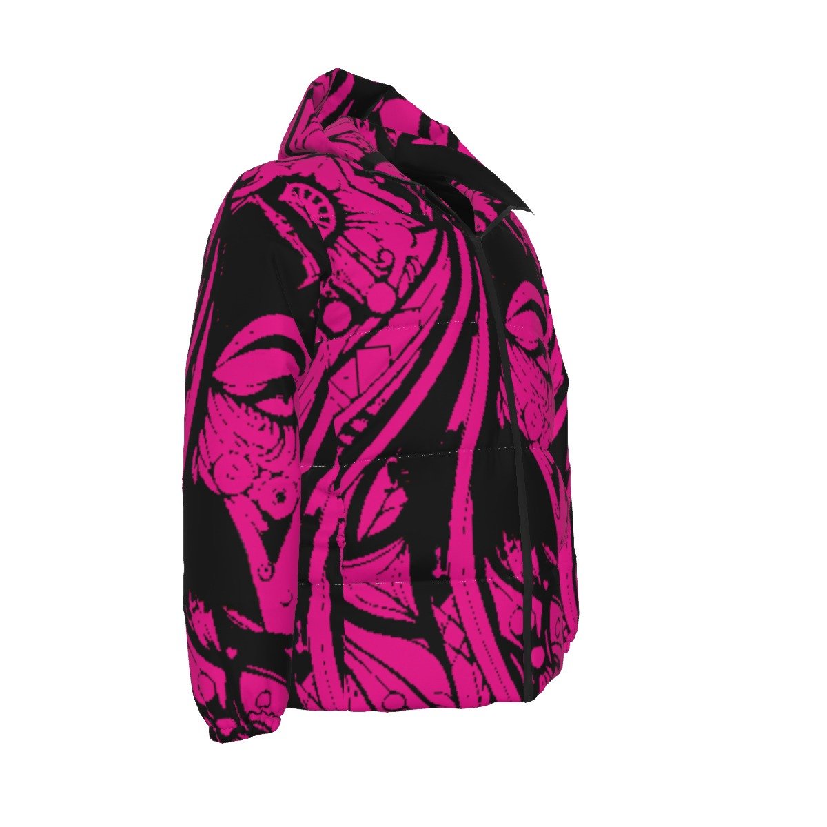 fullbreedboutique Print Unisex Down Jacket - Image 3