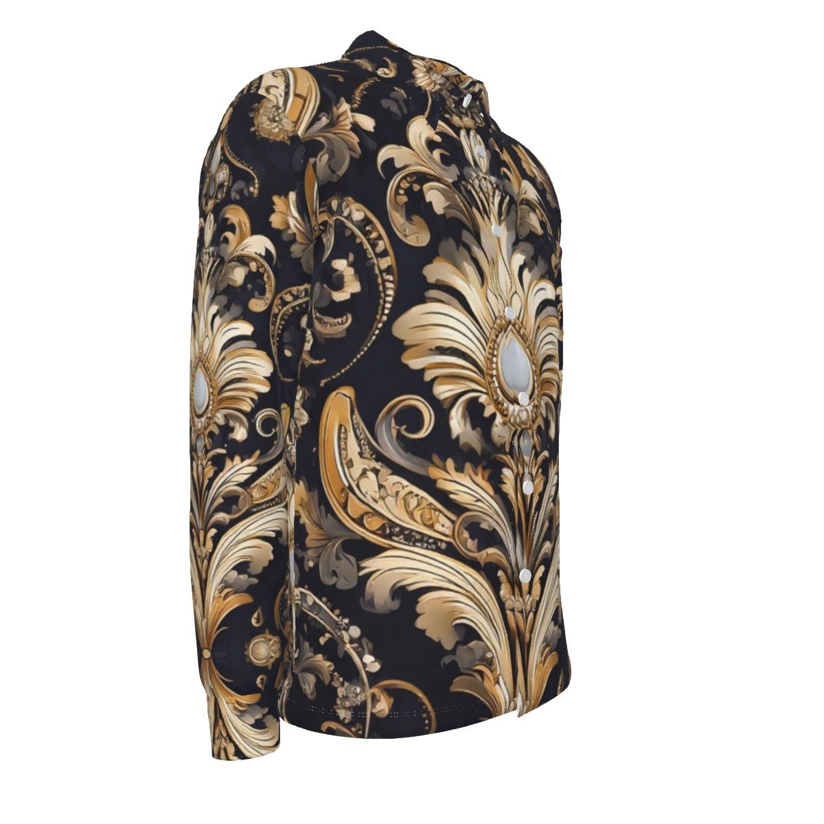 fullbreedcustom Print Men's Long Sleeve Shirt - Image 3