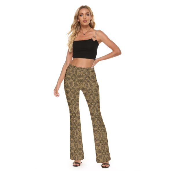 fullbreedcustom Print Women's High Elastic Flare Pants