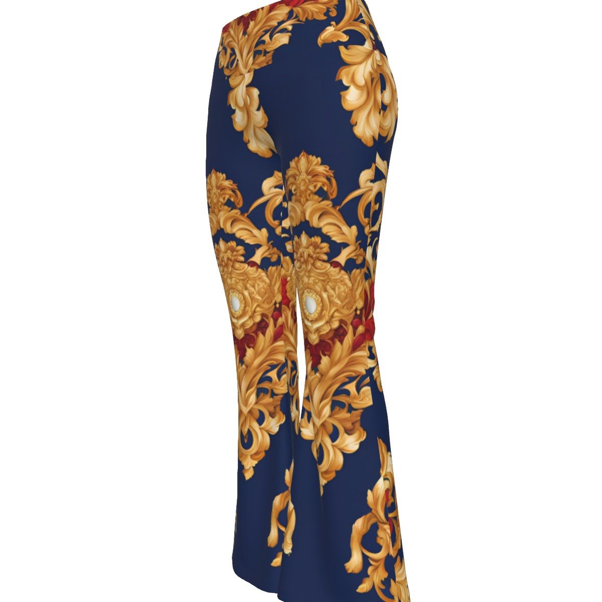 fullbreedcustom print Women's Flare Yoga Pants - Image 4