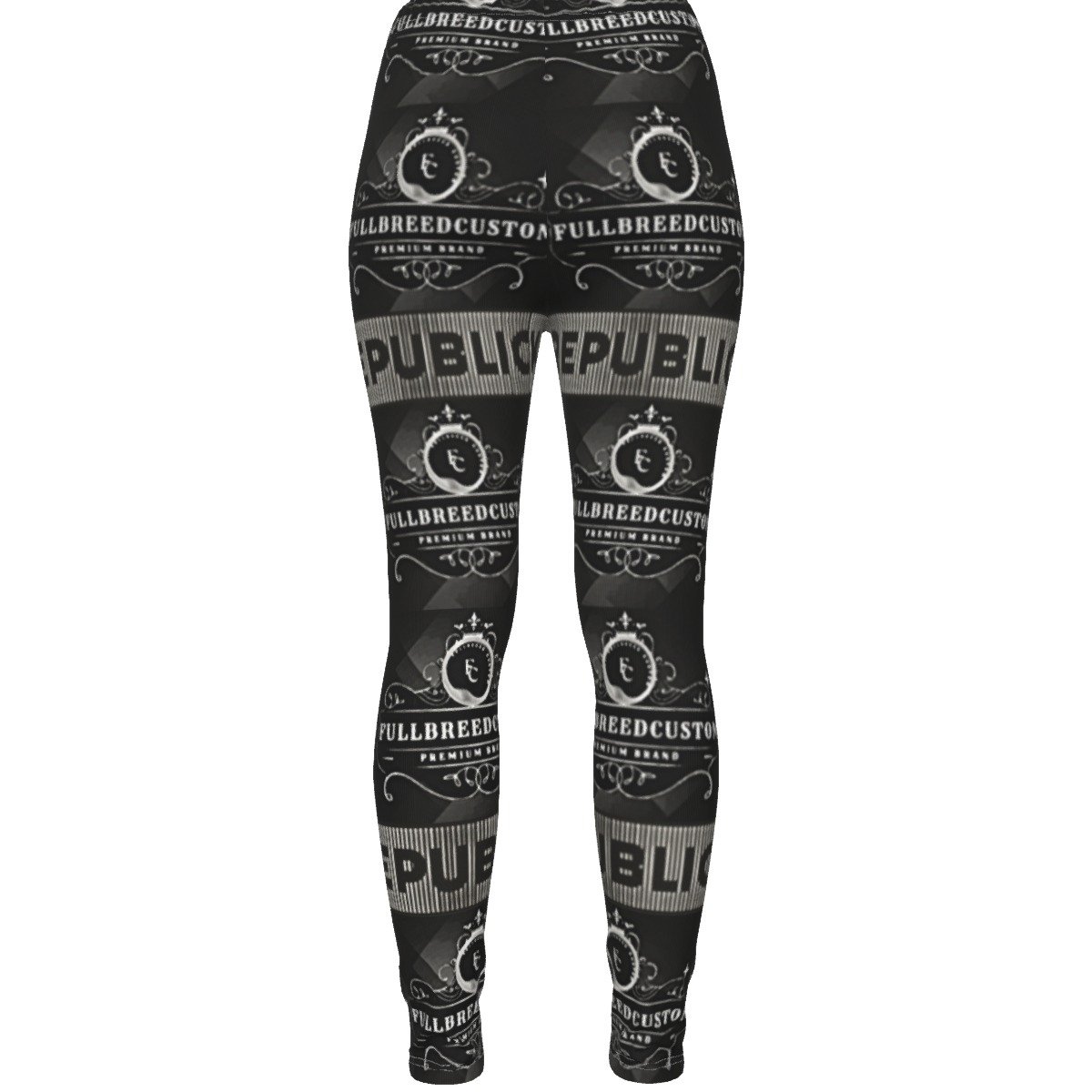 FullbreedCustom Print Women's Ripped Leggings - Image 2