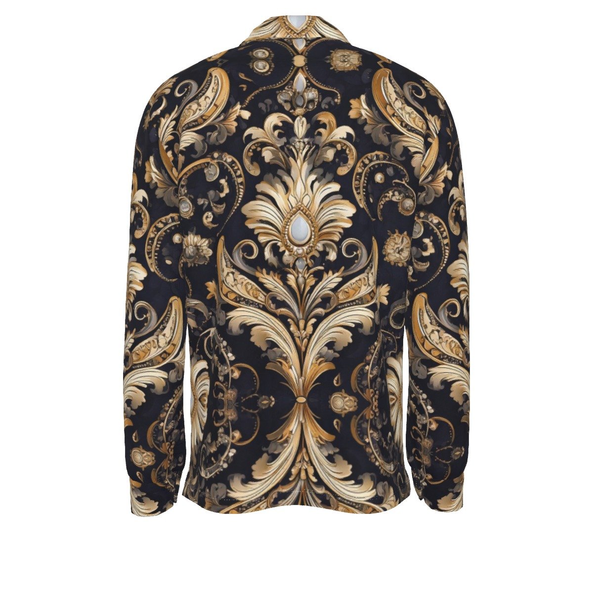 fullbreedcustom Print Men's Long Sleeve Shirt - Image 2
