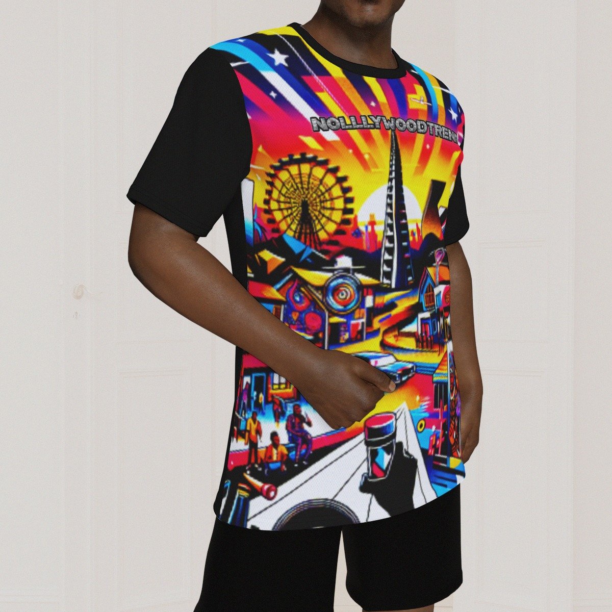 FullbreedCustom Print Men's T-shirt | Birdseye - Image 2