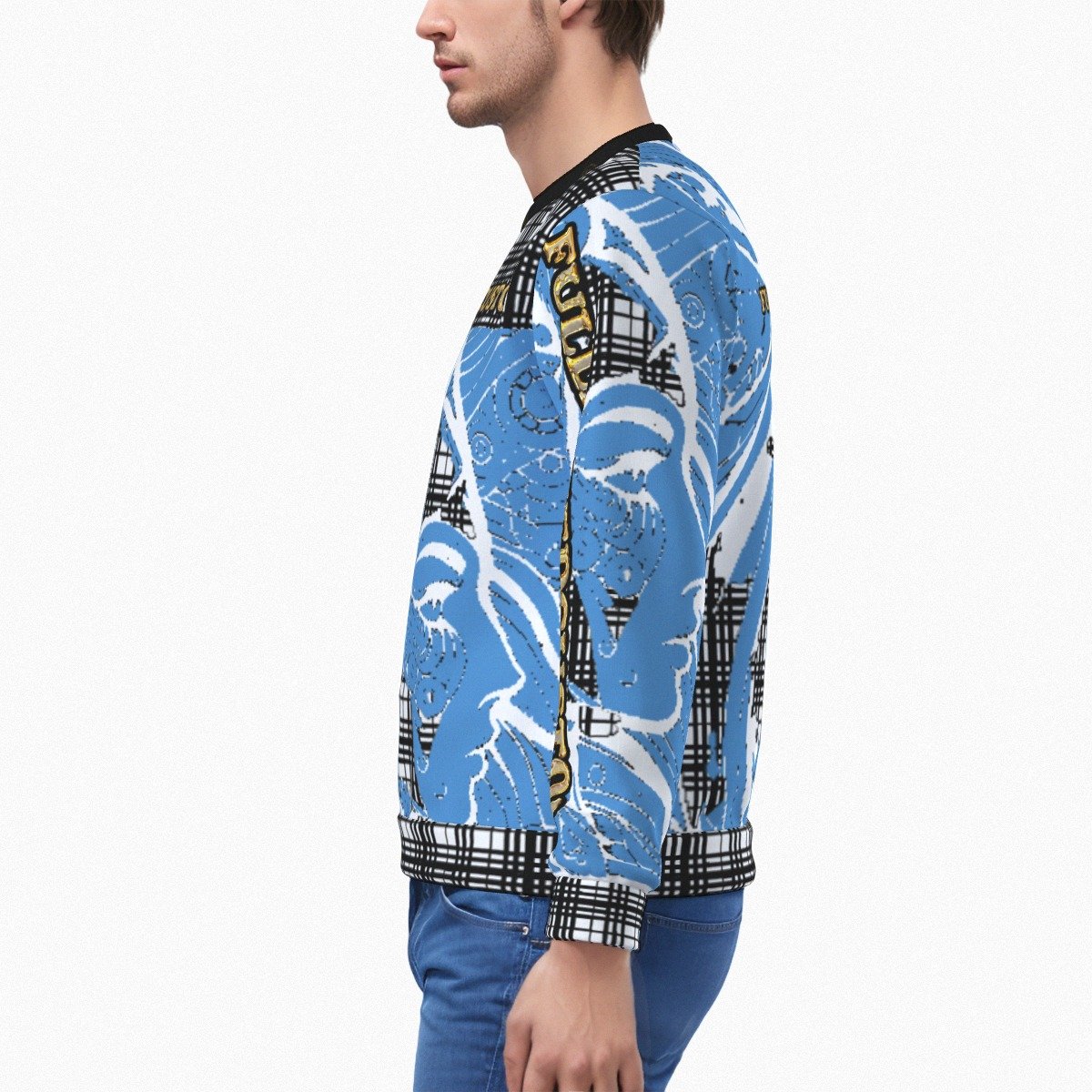 fullbreedcustom Print Men's Heavy Fleece Sweatshirt - Image 2