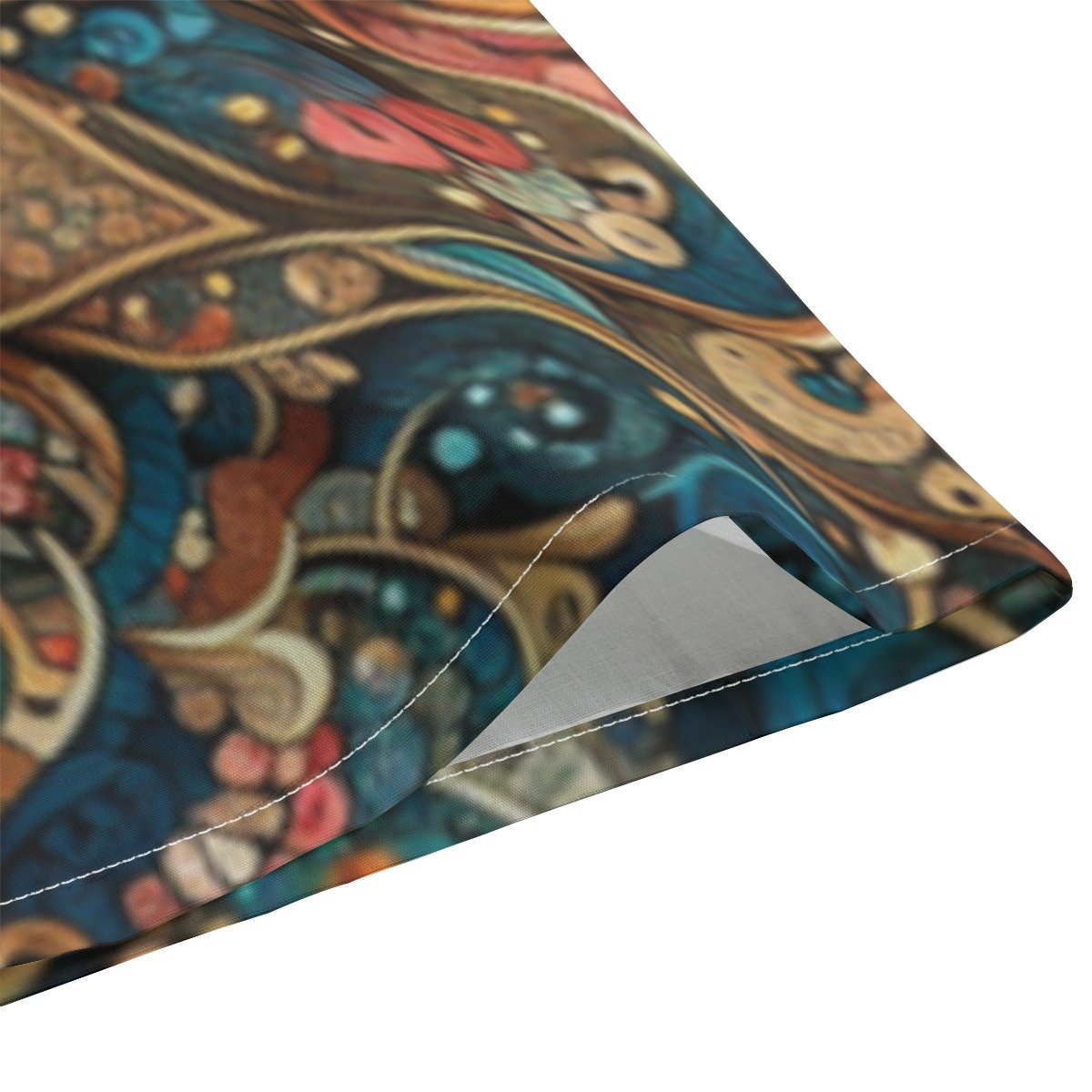 fullbreedcustom Print Men's Lapel Collar Shirt With Concealed Placket |115GSM Cotton poplin - Image 4