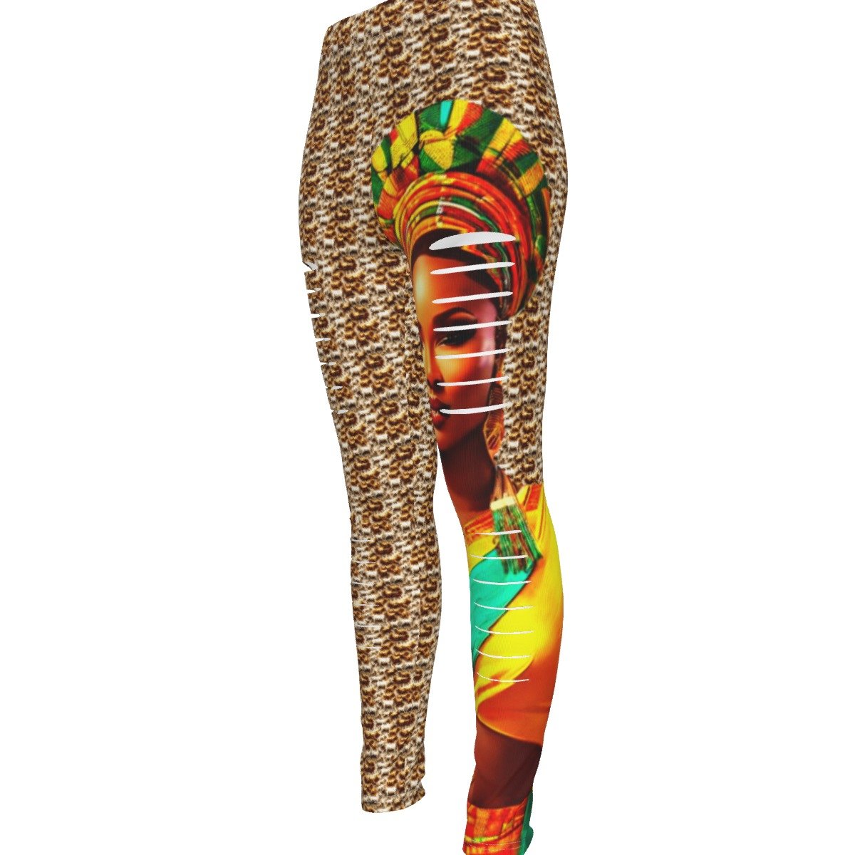 FullbreedCustom Women's Ripped Leggings - Image 4
