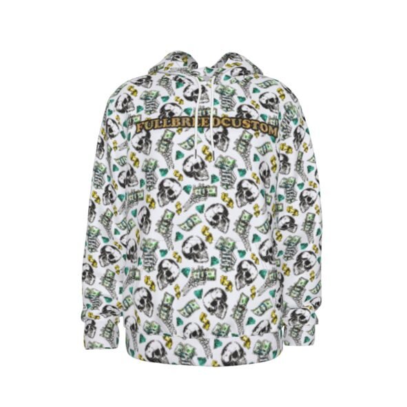 fullbreedboutique Print Men's Hoodie With Double-side Print Hood