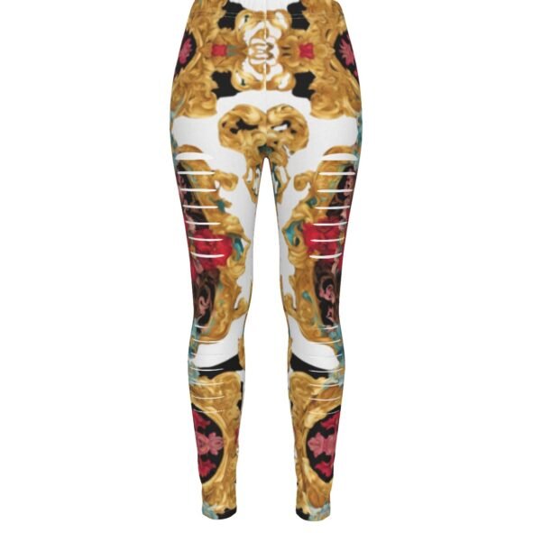 fullbreedcustom Print Women's Ripped Leggings