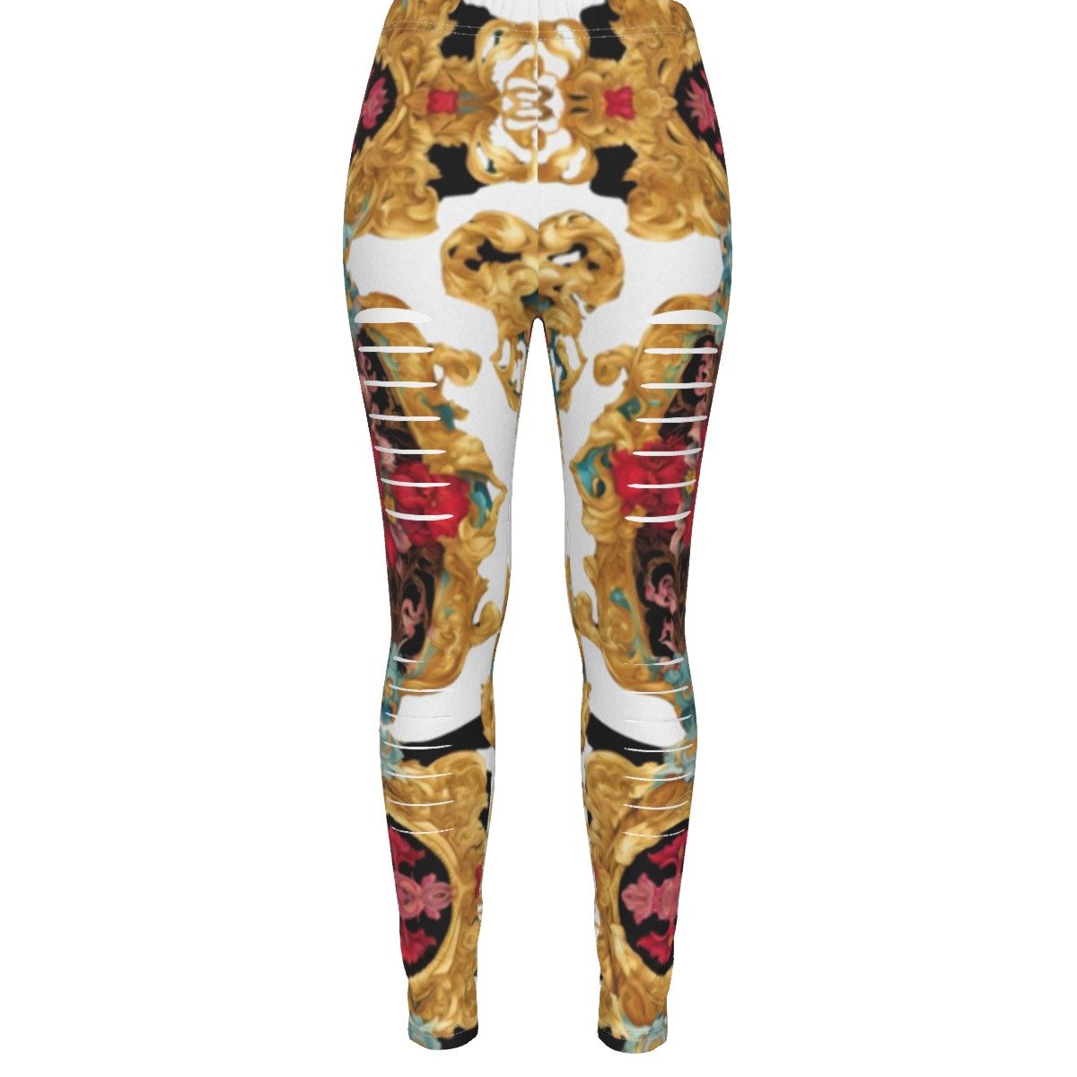 fullbreedcustom Print Women's Ripped Leggings