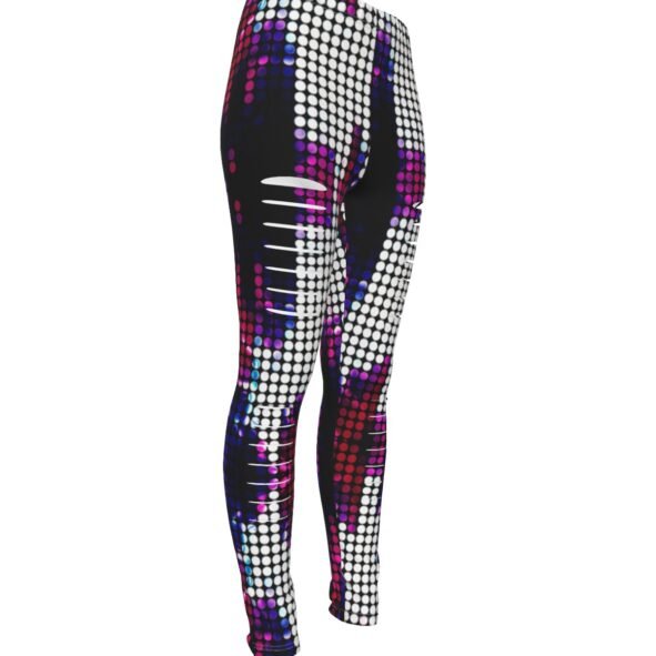 fullbreedcustom Print Women's Ripped Leggings