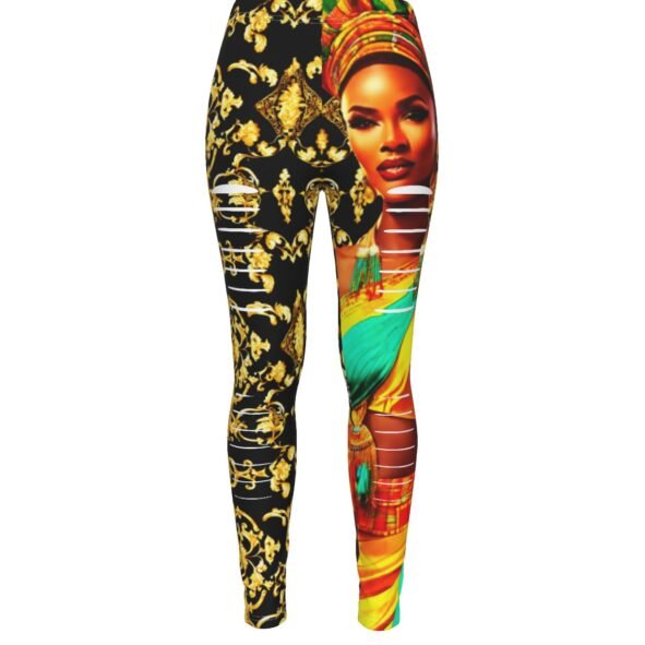 fullbreedcustom Print Women's Ripped Leggings