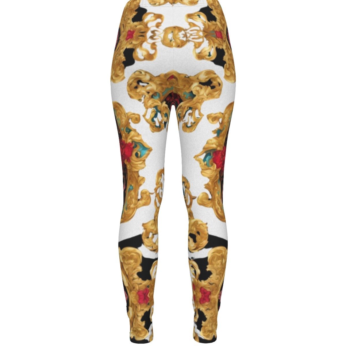 fullbreedcustom Print Women's Ripped Leggings - Image 2