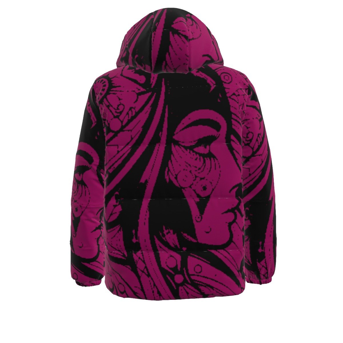 fullbreedboutique Print Unisex Down Jacket - Image 2