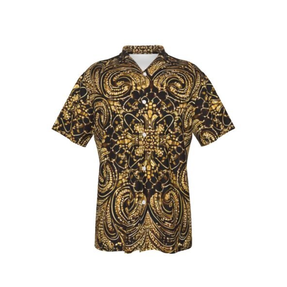 fullbreedcustom Print Men's Hawaiian Shirt With Button Closure |115GSM Cotton poplin