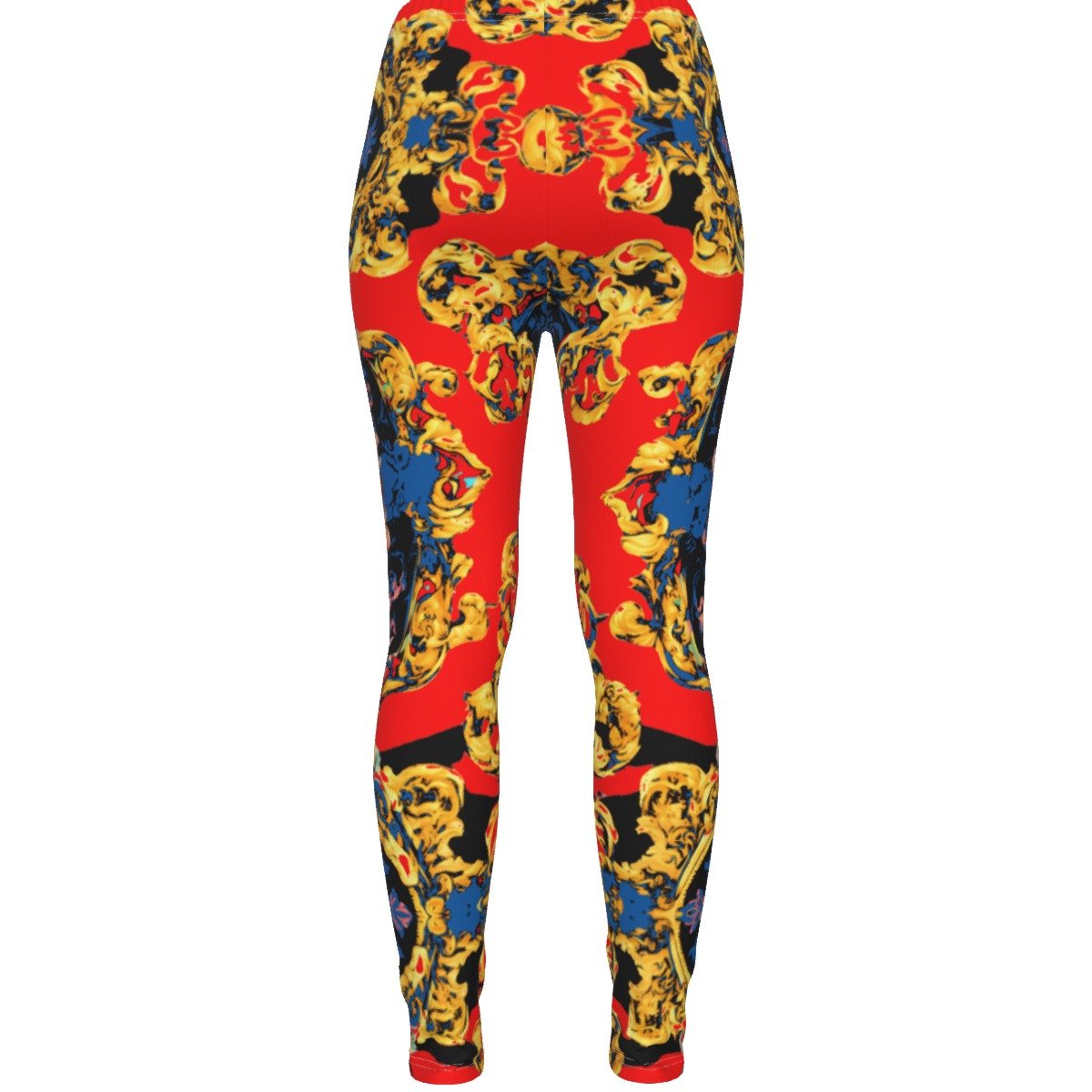 fullbreedcustom Print Women's Ripped Leggings - Image 2