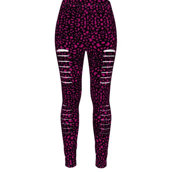 FullbreedCustom Print Women's Ripped Leggings