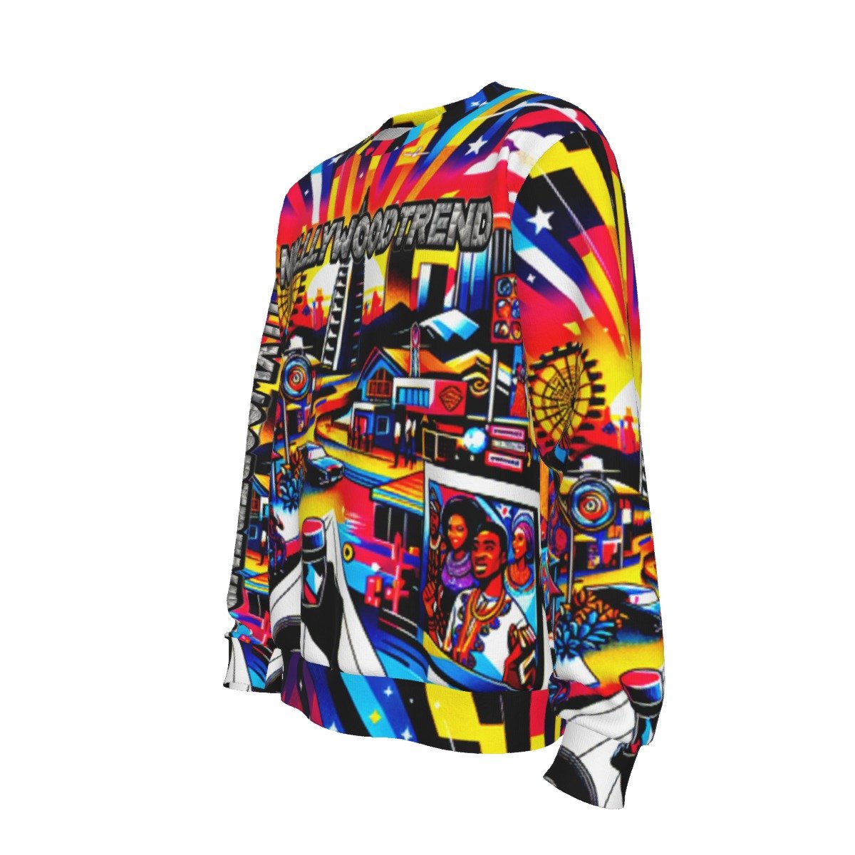 FullbreedCustom Print Men's Sweater - Image 4