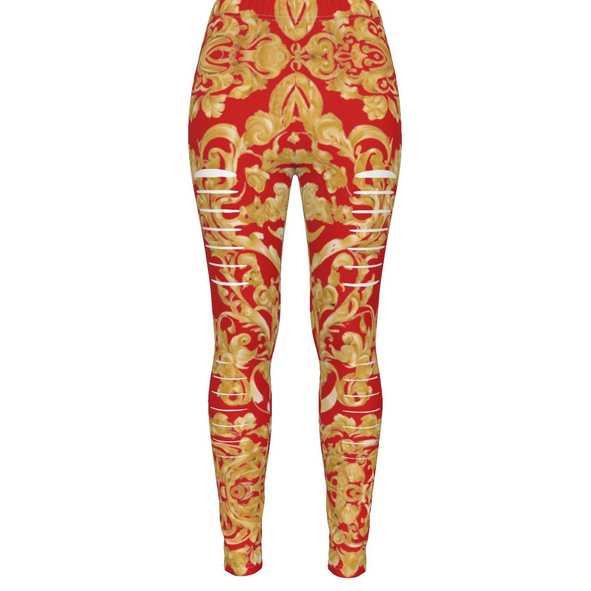 fullbreedcustom Print Women's Ripped Leggings