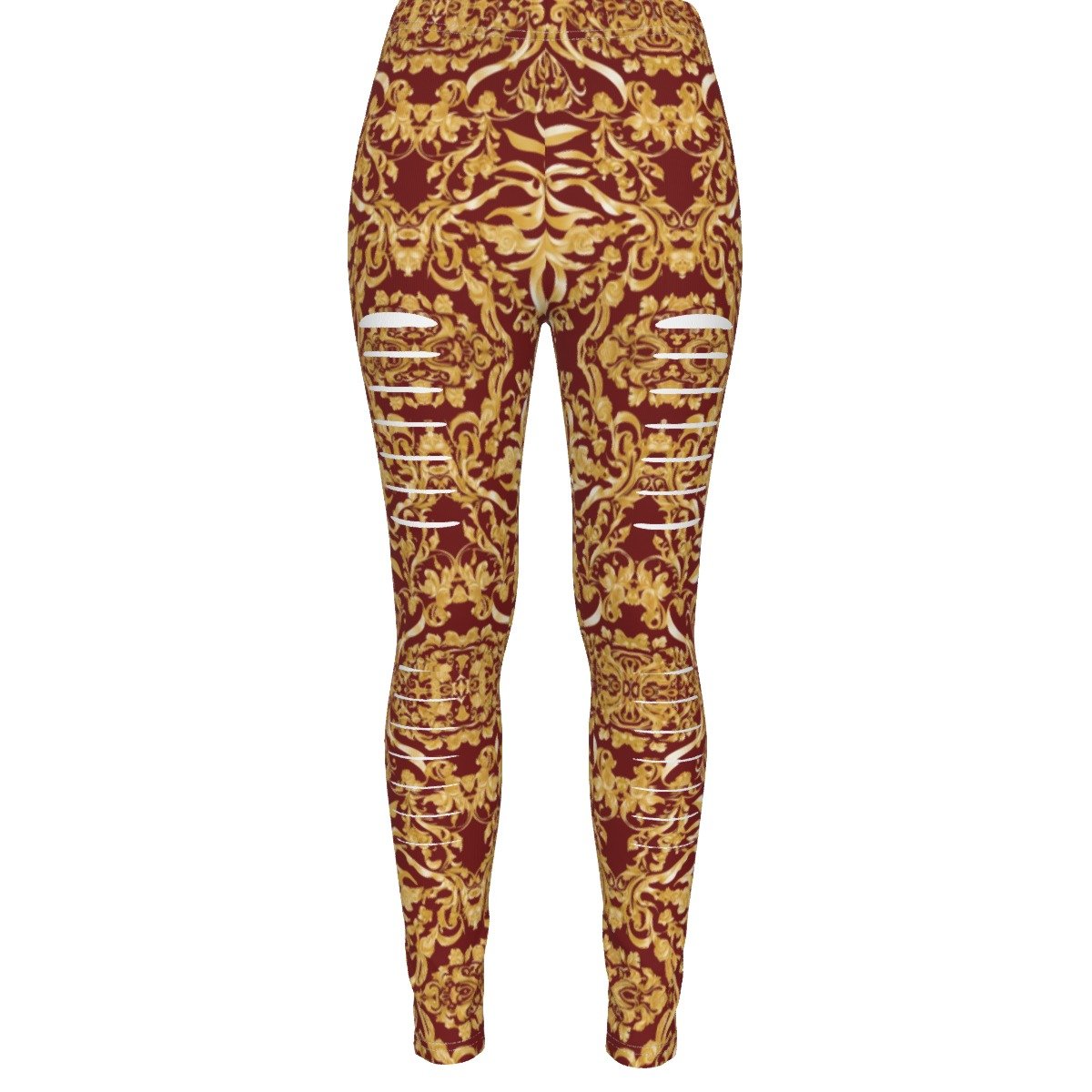 fullbreedcustom Print Women's Ripped Leggings