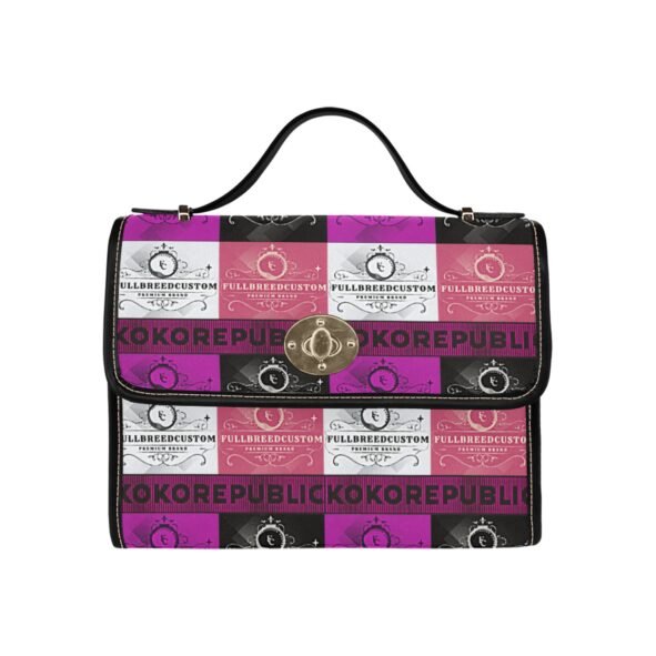 fullbreedcustom Lock bag (black shoulder strap, black edging)