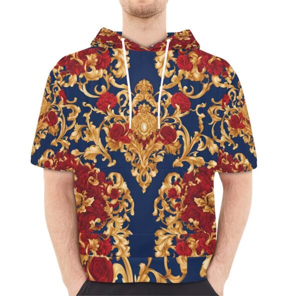 fullbreedcustom. Men's Short Sleeve Fleece Hoodie (H54)