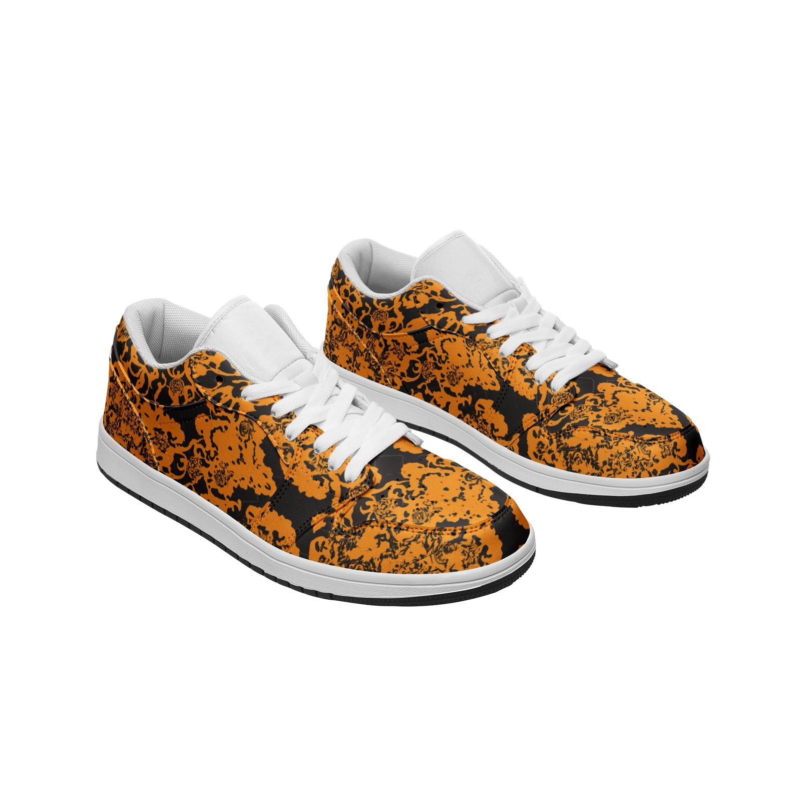 Unisex Low Top Leather Sneakers - Image 2