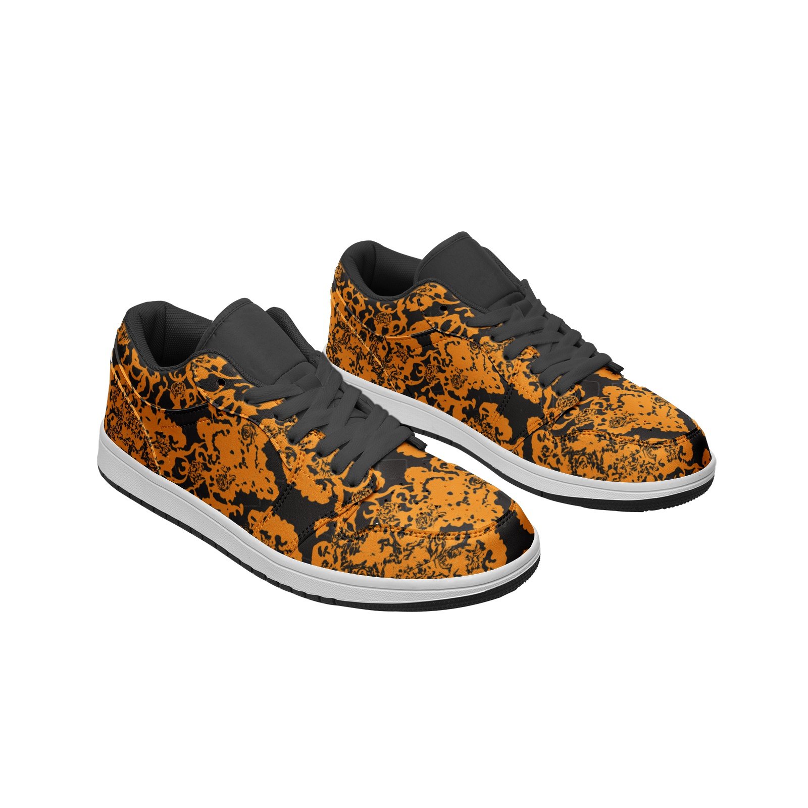 Unisex Low Top Leather Sneakers - Image 5