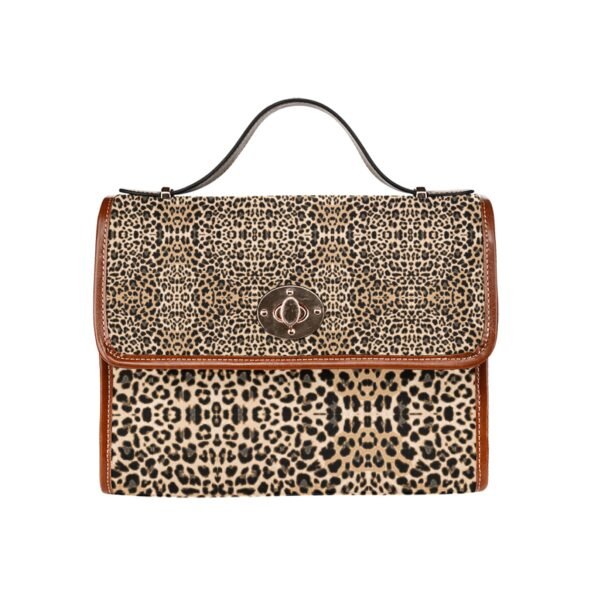 fullbreedcustom Waterproof Canvas Bag-Brown (All Over Print) (1641)