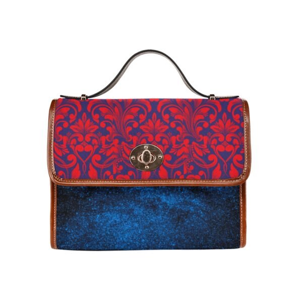 fullbreedcustom Waterproof Canvas Bag-Brown (All Over Print) (1641)