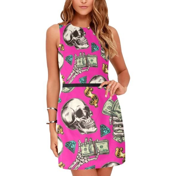 fullbreedcustom Women's Sleeveless Dress (Model D01)
