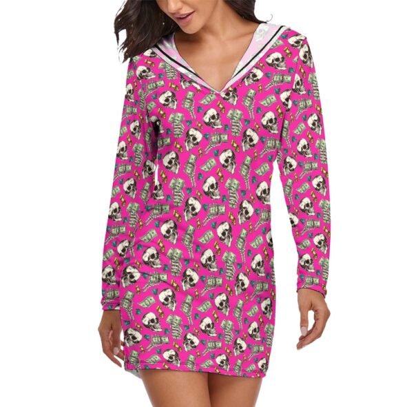 fullbreedcustom Women's One Piece Home Comfort Clothes Dress