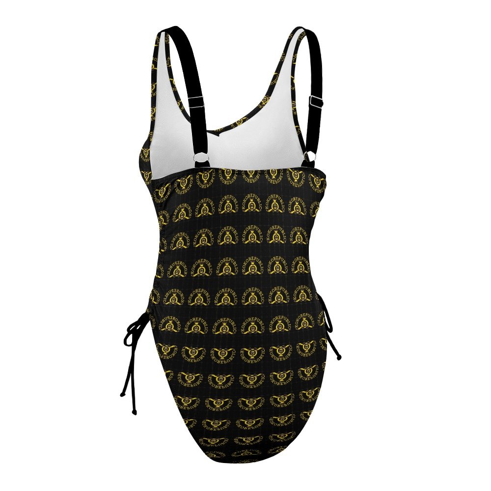 FullbreedCustom Ladies Polka Dot One Piece Swimsuit - Image 3