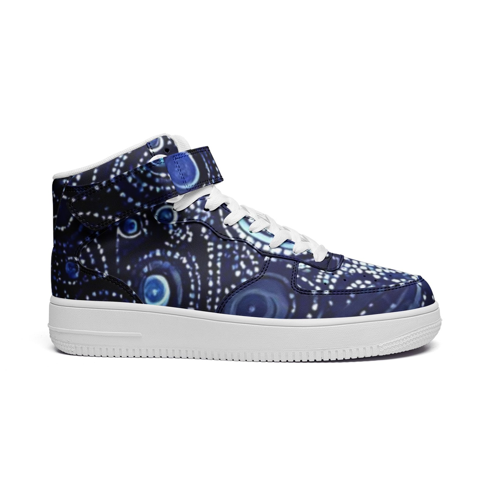 Unisex high Top Leather Sneakers - Image 2