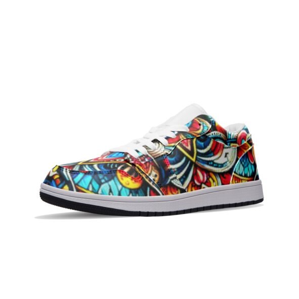 kokorepublic Unisex Low Top Leather Sneakers