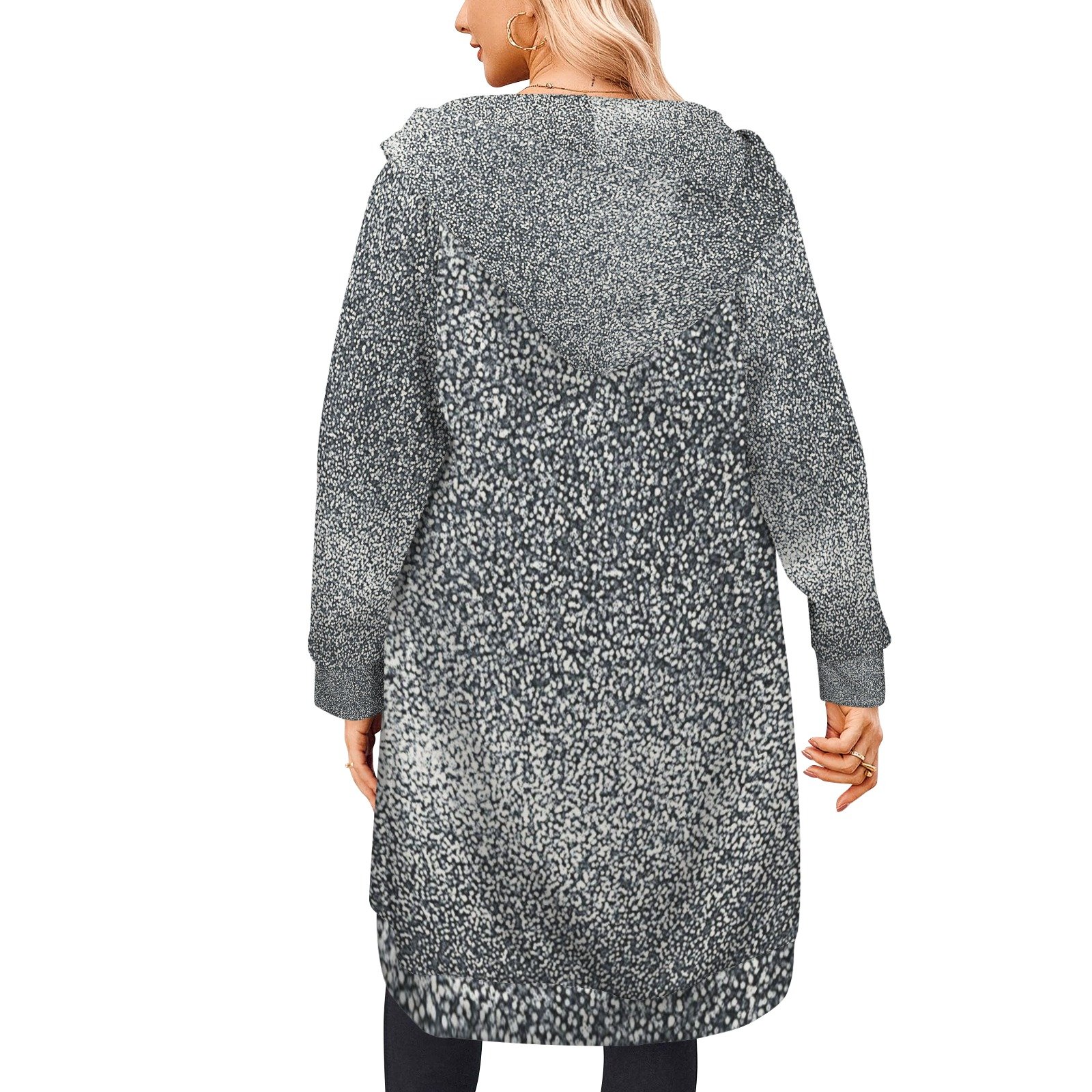 FullbreedCustom Women's Long Hooded Coat (H72) - Image 3