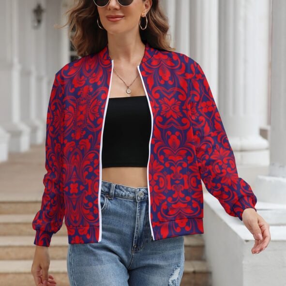 FullbreedCustom  Women's Long Sleeve Zipper Jacket