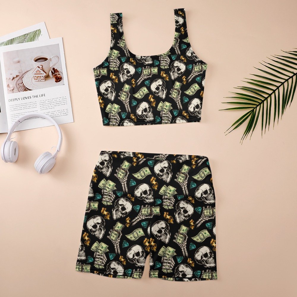 FullbreedCustom Thread Yoga Vest Set - Image 4