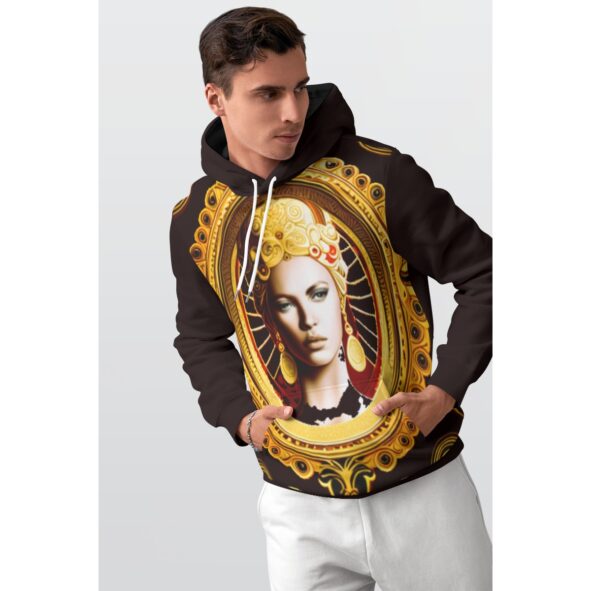 All-Over Print Men's Thicken Pullover Hoodie