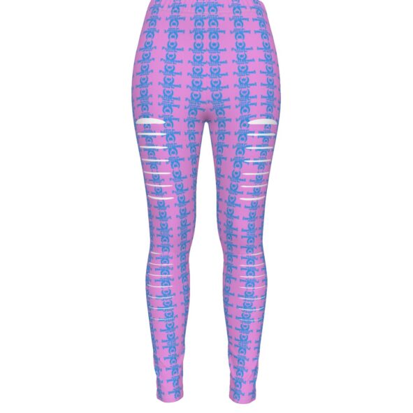 fullbreedcustom Print Women's Ripped Leggings