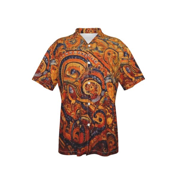 /fullbreedcustom Print Men's Hawaiian Shirt With Button Closure