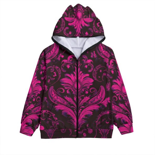 FullbreedCustom Print Unisex Pullover Hoodie With Zipper Closure